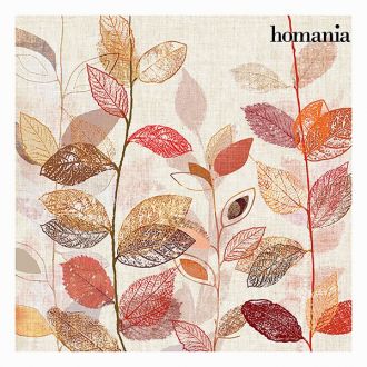 Dipinto foglie rosse by Homania